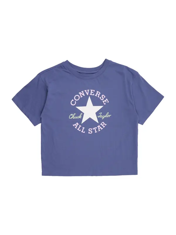 CONVERSE CONVERSE Majica  indigo / svijetloljubičasta / bijela