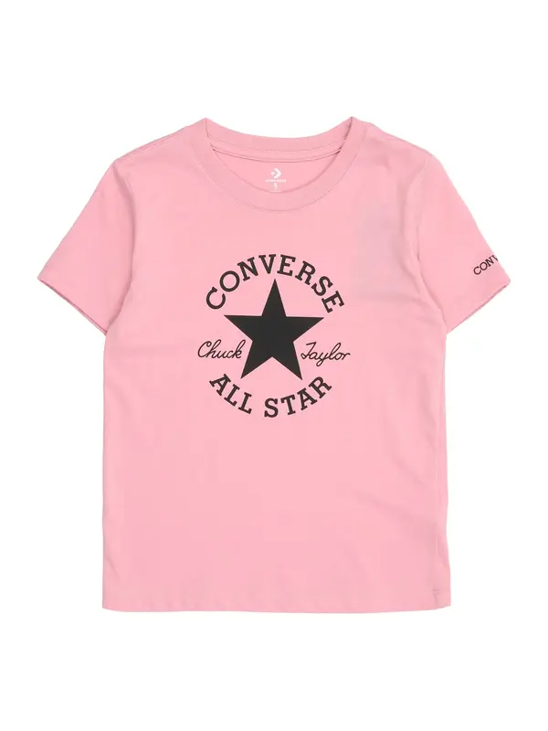 CONVERSE CONVERSE Majica  roza / crna