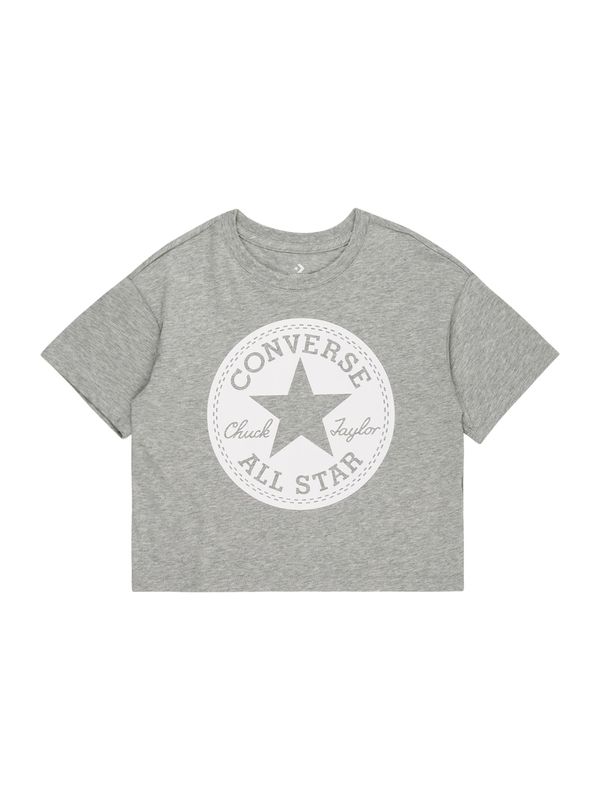 CONVERSE CONVERSE Majica  siva / bijela