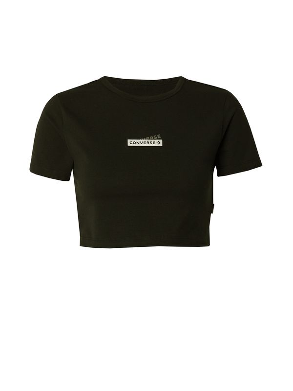 CONVERSE CONVERSE Majica 'SPRING BLOOMS'  siva / boja vina / crna