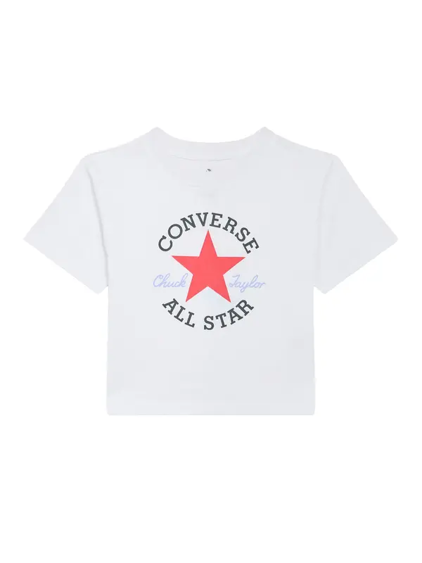 CONVERSE CONVERSE Majica  svijetloplava / malina / crna / bijela