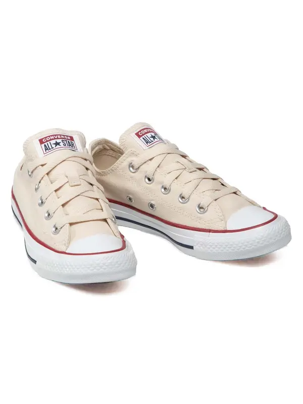 CONVERSE CONVERSE Niske tenisice 'Chuck Taylor All Star Classic'  svijetlobež / crvena / crna / bijela