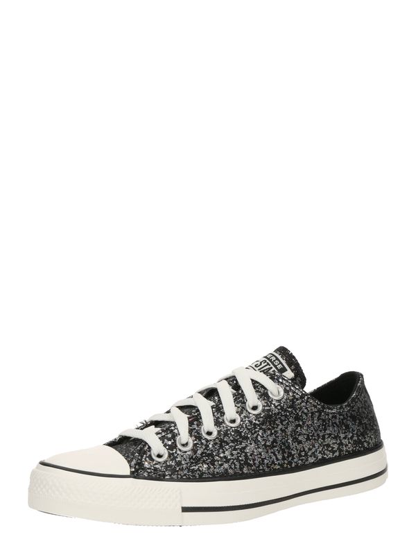 CONVERSE CONVERSE Niske tenisice 'CHUCK TAYLOR ALL STAR'  crna / srebro
