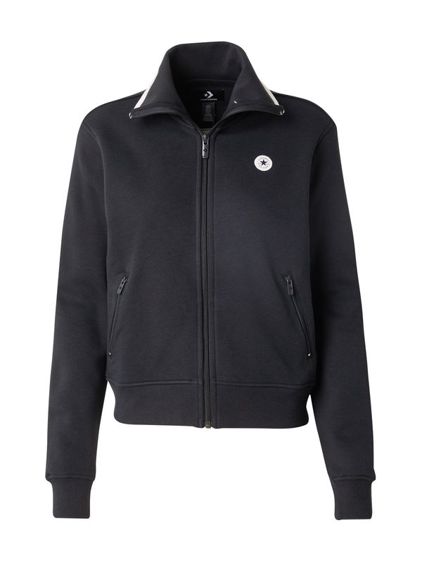 CONVERSE CONVERSE Prijelazna jakna  crna / bijela