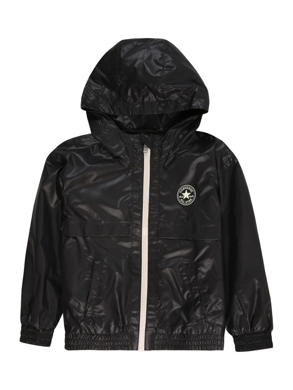 CONVERSE CONVERSE Prijelazna jakna  crna / bijela