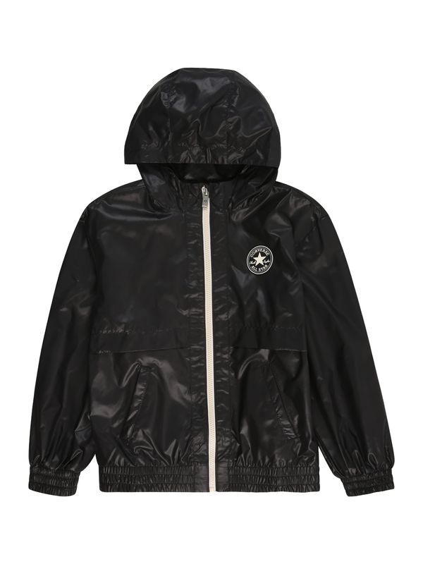 CONVERSE CONVERSE Prijelazna jakna  crna / bijela