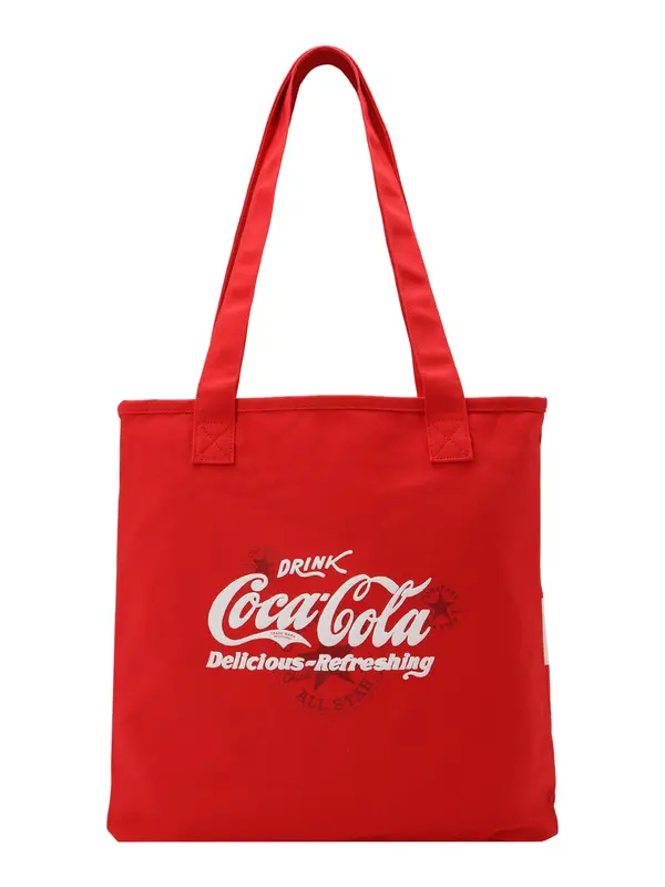 CONVERSE CONVERSE Shopper torba 'CAU CONVERSE X COCA COLA'  crvena / tamno crvena / bijela