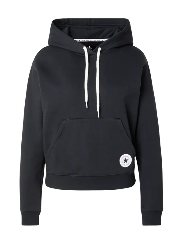 CONVERSE CONVERSE Sweater majica 'CHUCK'  crna