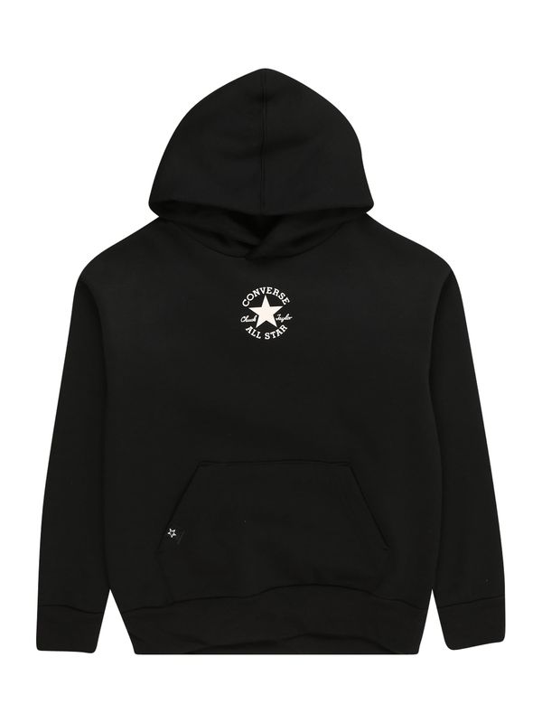 CONVERSE CONVERSE Sweater majica  crna / bijela