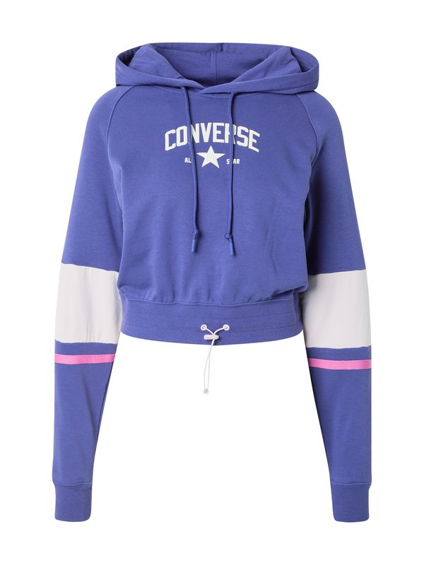 CONVERSE CONVERSE Sweater majica  crno plava / lila / ružičasta / bijela