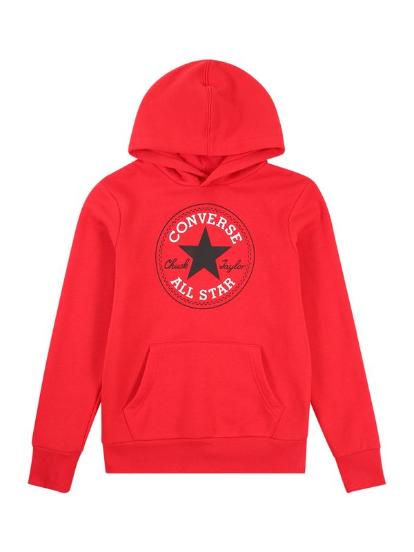 CONVERSE CONVERSE Sweater majica  crvena / crna / bijela