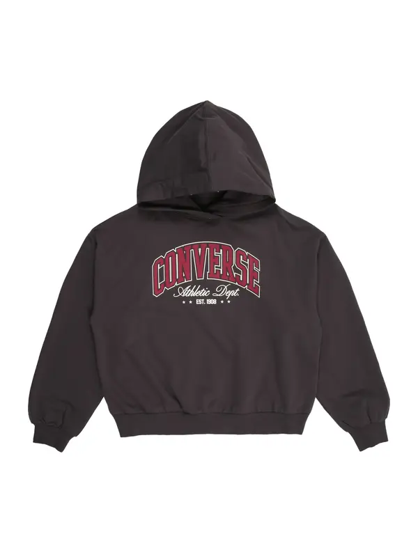 CONVERSE CONVERSE Sweater majica  jarko crvena / crna / bijela