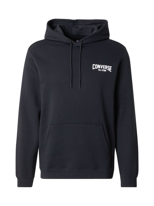 CONVERSE CONVERSE Sweater majica 'RETRO CHUCK'  crna / bijela