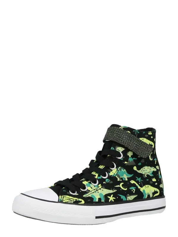 CONVERSE CONVERSE Tenisice 'Chuck Taylor All Star Dinos'  kaki / smaragdno zelena / svijetlozelena / crna