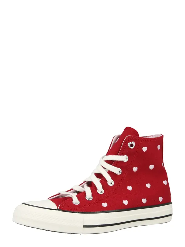 CONVERSE CONVERSE Tenisice 'Chuck Taylor All Star Hearts & Roses'  svijetlo crvena / bijela
