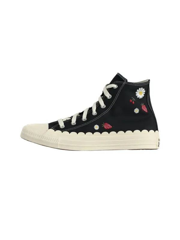 CONVERSE CONVERSE Tenisice 'CTAS HI'  kraljevski zelena / trešnja crvena / crna / bijela