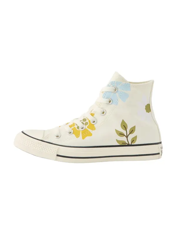 CONVERSE CONVERSE Visoke tenisice 'CHUCK TAYLOR ALL STAR'  boja pijeska / svijetloplava / žuta / maslinasta