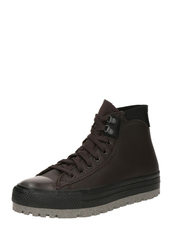 CONVERSE CONVERSE Visoke tenisice 'CHUCK TAYLOR ALL STAR CITY TREK'  smeđa / crna