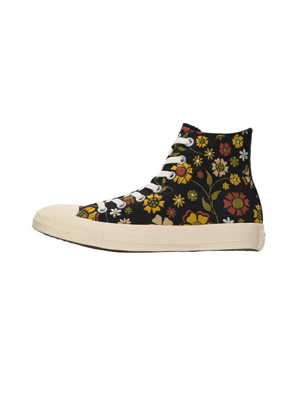 CONVERSE CONVERSE Visoke tenisice 'CHUCK TAYLOR ALL STAR'  kestenjasto smeđa / tamo žuta / maslinasta / crna