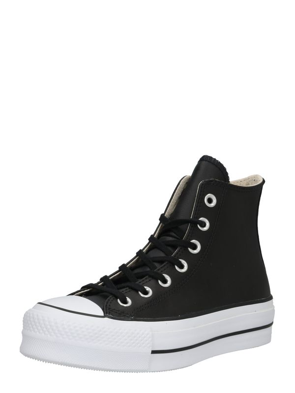 CONVERSE CONVERSE Visoke tenisice 'CHUCK TAYLOR ALL STAR LIFT CLEAN - HI'  crna