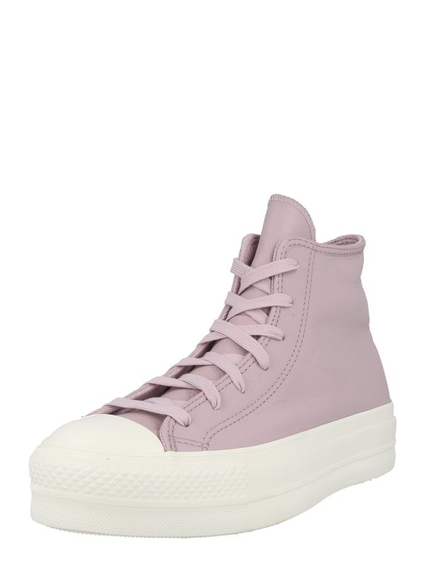 CONVERSE CONVERSE Visoke tenisice 'Chuck Taylor All Star Lift'  lila / prljavo bijela