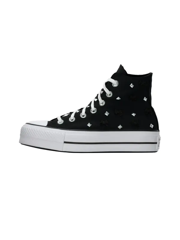 CONVERSE CONVERSE Visoke tenisice 'Ctas Lift'  crna / srebro
