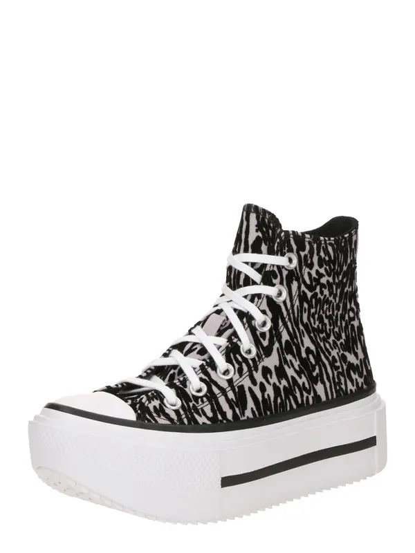 CONVERSE CONVERSE Visoke tenisice 'CTAS LIFT DOUBLE STACK'  crna / prljavo bijela
