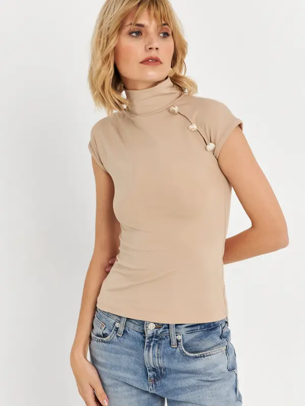Cool & Sexy Cool & Sexy Majica  taupe siva