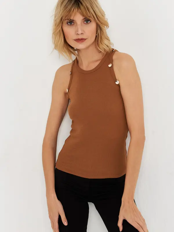 Cool & Sexy Cool & Sexy Top  hrđavo crvena