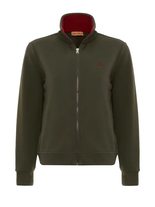 Cool Hill Cool Hill Gornji dio trenirke  maslinasta / crvena