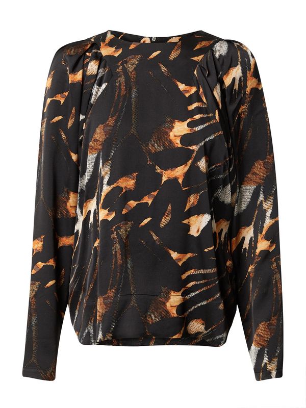 Copenhagen Muse Copenhagen Muse Bluza 'BELMA'  pijesak / tamno bež / crna / bijela