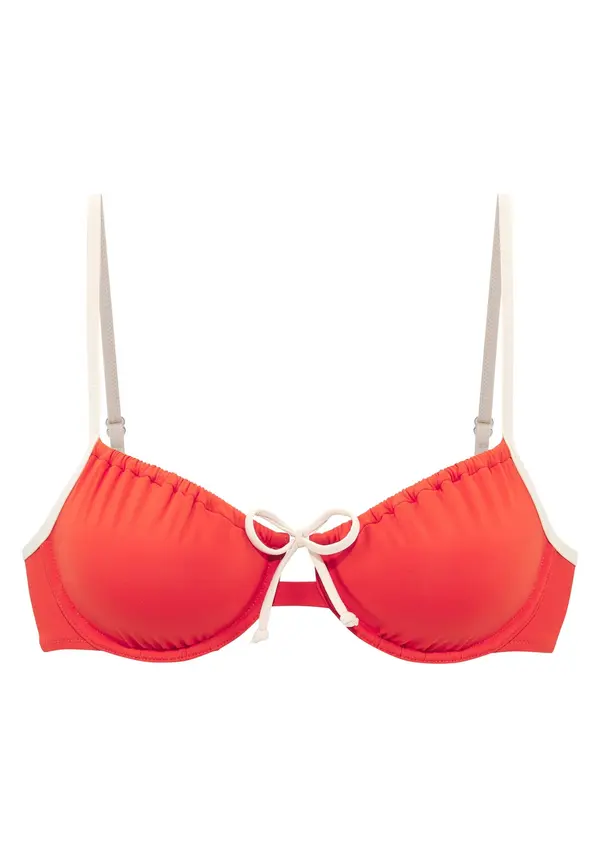 Copenhagen Studios Copenhagen Studios Bikini gornji dio  tamno narančasta / bijela