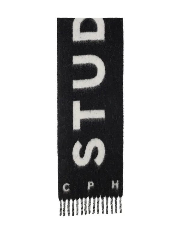 Copenhagen Studios Copenhagen Studios Šal 'Shawl 13'  crna / prljavo bijela