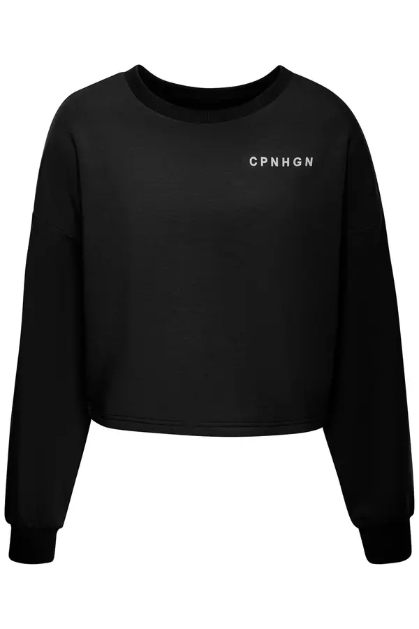 Copenhagen Studios Copenhagen Studios Sweater majica  crna / bijela
