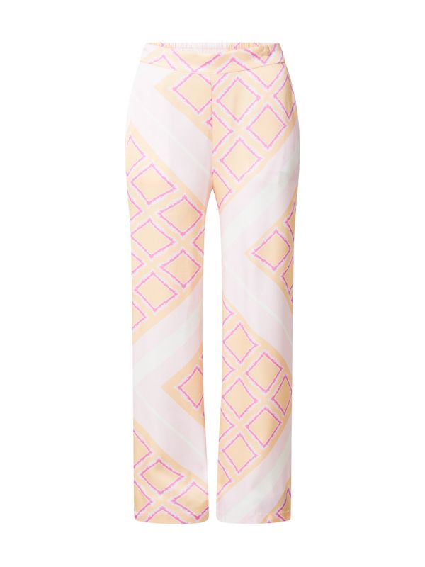 Coster Copenhagen Coster Copenhagen Hlače 'SILLE'  boja pijeska / svijetlonarančasta / fuksija / pastelno roza
