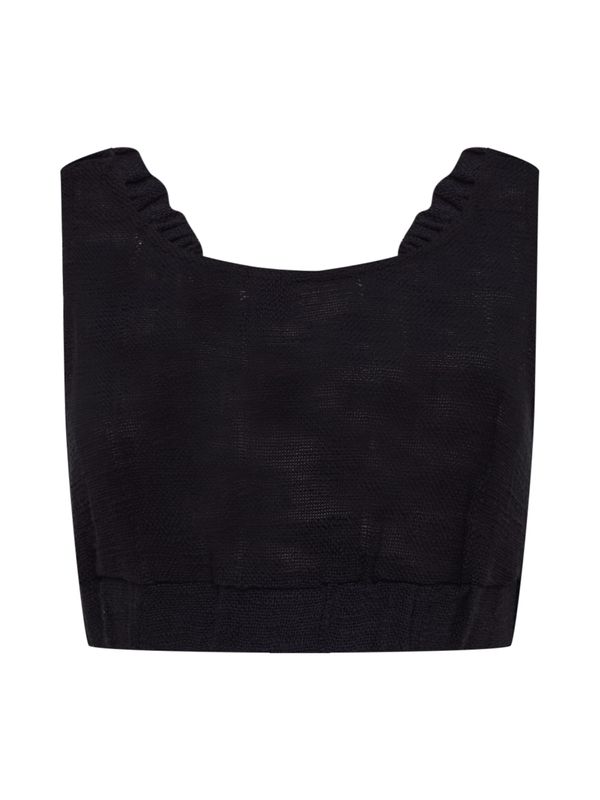 Cotton On Curve Cotton On Curve Top s naramenicama  crna