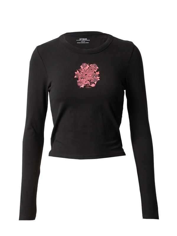 Cotton On Cotton On Majica  roza / crna