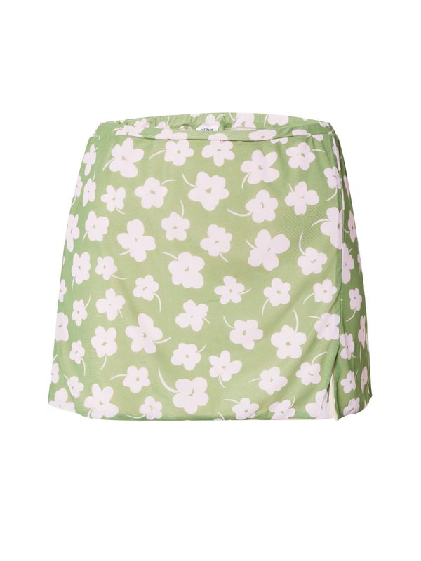 Cotton On Cotton On Suknja 'ZOE'  svijetlozelena / bijela