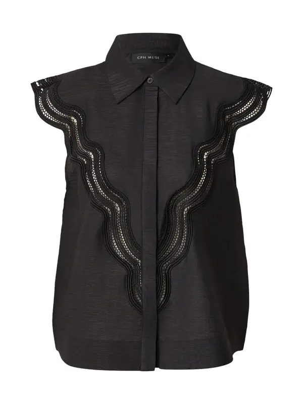 Cph Muse Cph Muse Bluza 'COLE'  crna