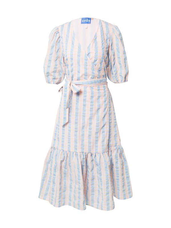 Crās Crās Haljina  svijetloplava / žuta / puder roza / bijela