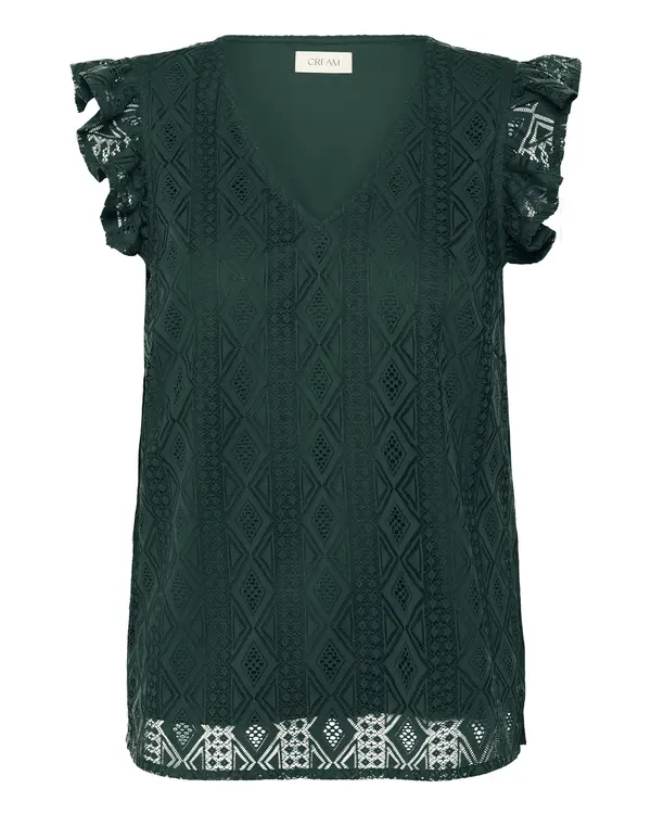 Cream Cream Bluza 'Danika'  kraljevski zelena