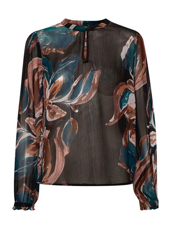 Cream Cream Bluza 'Jasmina'  smeđa / siva / petrol / crna