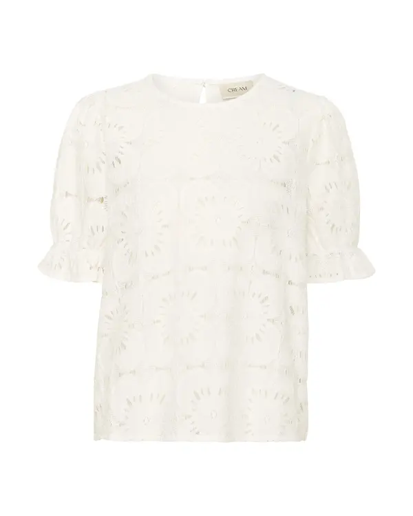 Cream Cream Bluza 'Libby'  vuneno bijela