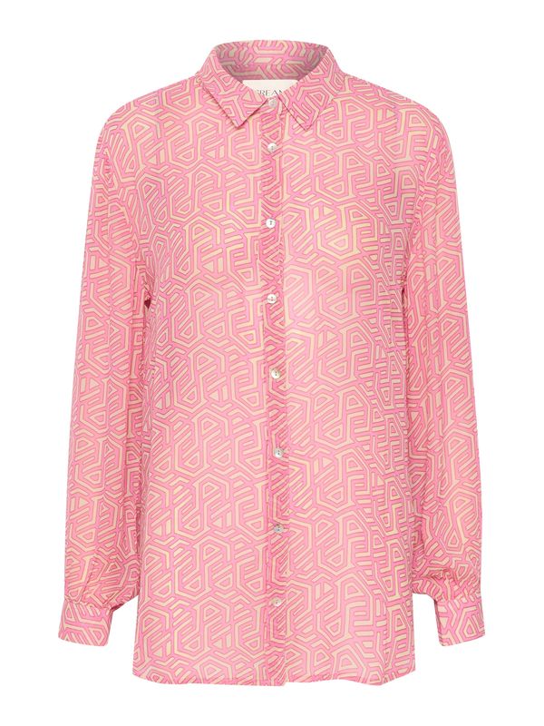 Cream Cream Bluza 'Linea'  žuta / ružičasto crvena