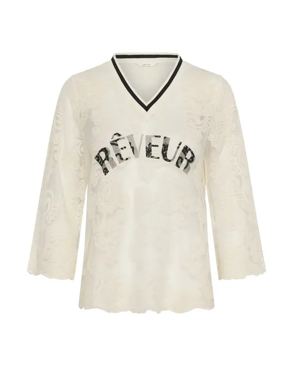 Cream Cream Bluza 'Mira'  boja pijeska / crna