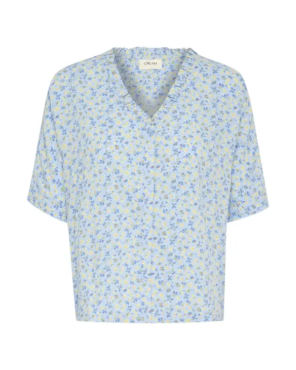 Cream Cream Bluza 'Tiah'  opal / nebesko plava / pastelno žuta / zelena