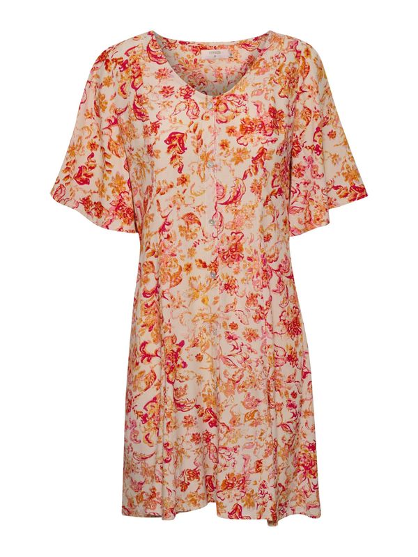 Cream Cream Haljina 'Tiah'  med / ljubičasto crvena / roza