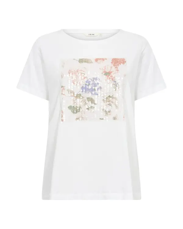Cream Cream Majica 'Tria'  nebesko plava / zelena / pastelno crvena / bijela