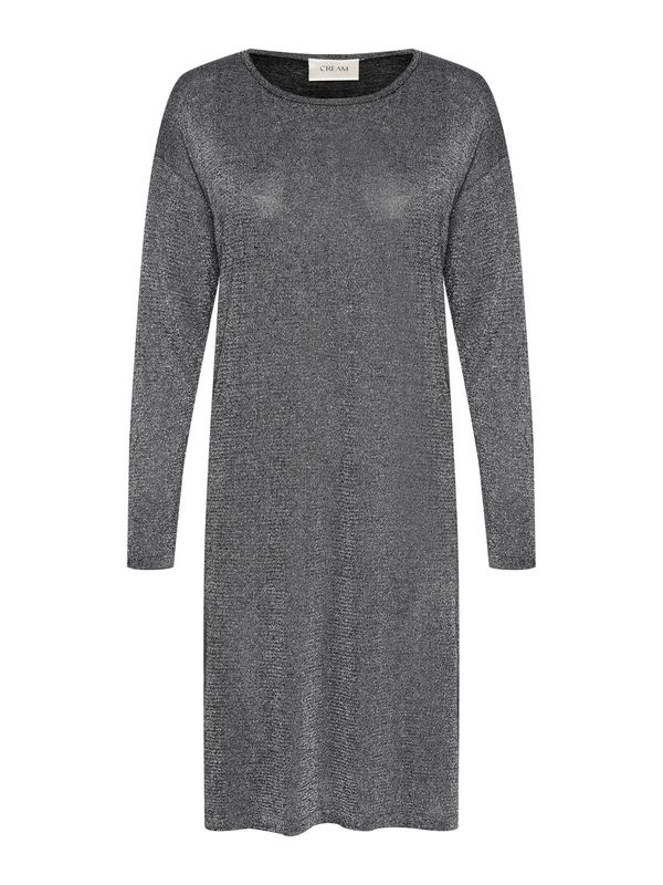 Cream Cream Pletena haljina 'Jolly'  crna / srebro