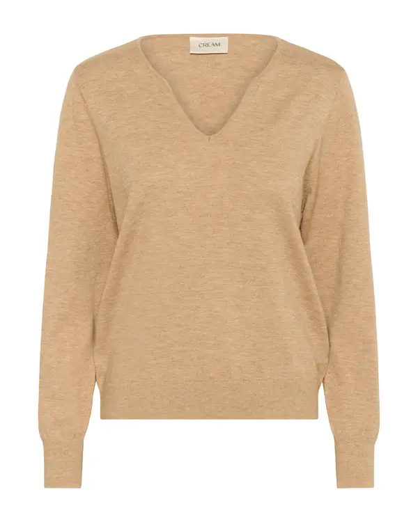 Cream Cream Pulover 'Dela'  boja devine dlake (camel)